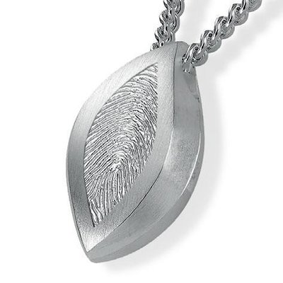 Eternal Flame Pendant with Chamber and Fingerprint
